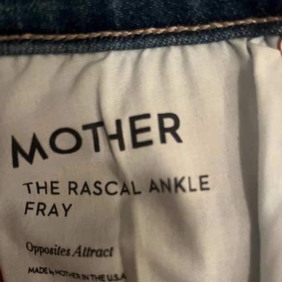 💙🩵 MOTHER- The Rascal Ankle Fray- Size 26 🩵💙 - Picture 13 of 13